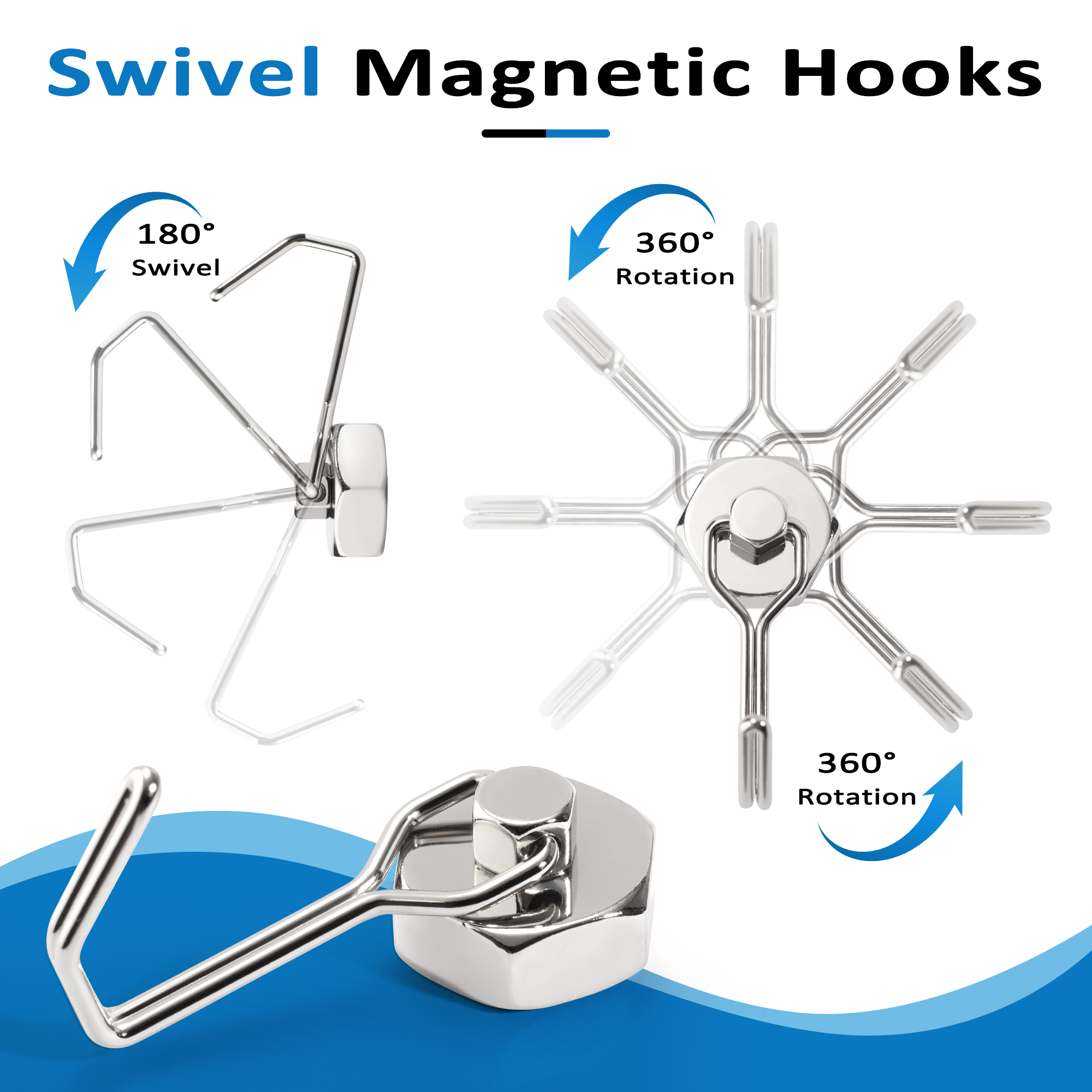 2PCS Strong Magnetic Hooks Sto - Commercial Kitchen Fridge avaliação e preço