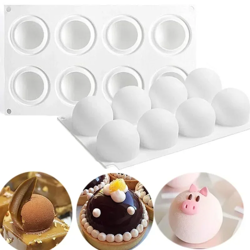 3D Sphere Silicone Mold For Mo - Commercial Kitchen Accessories avaliação e preço