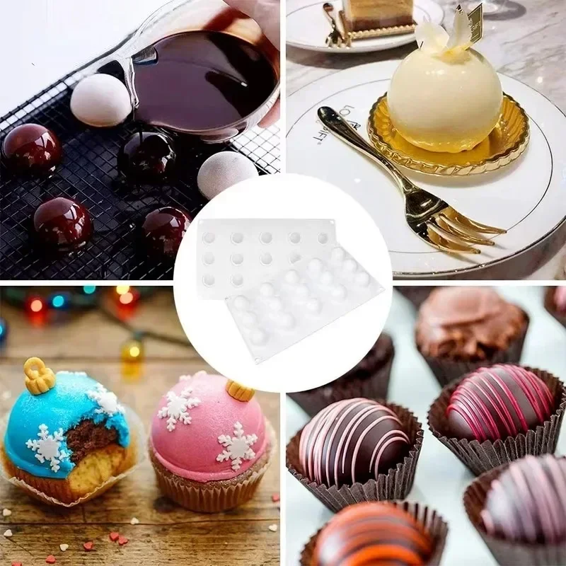 3D Sphere Silicone Mold For Mo - Commercial Kitchen Accessories avaliação e preço