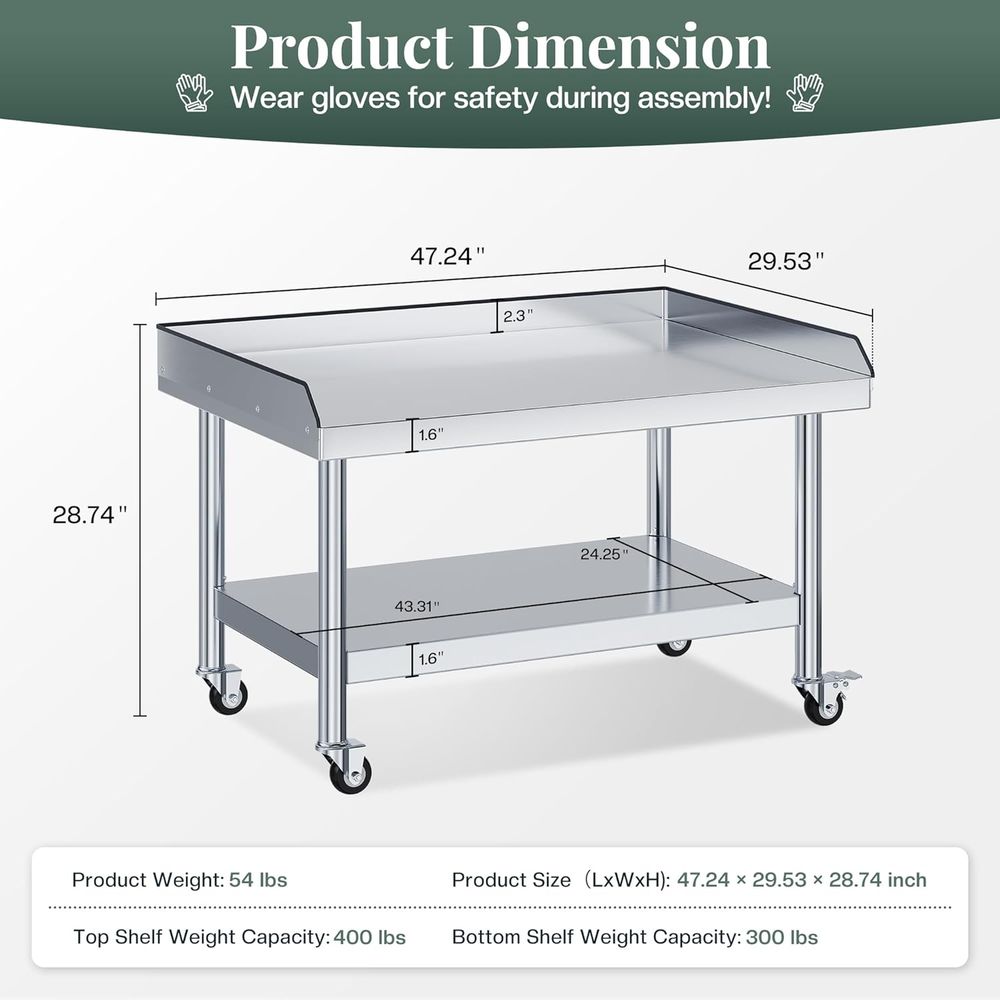 Adjustable Stainless Steel Sta - Commercial Kitchen Grill avaliação e preço