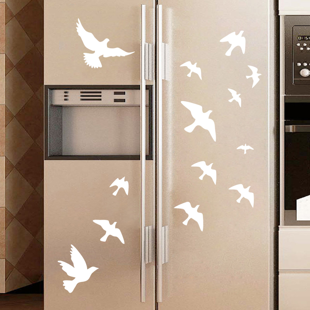 12Pcs/set Bird Wall Stickers H - Commercial Kitchen Tiles avaliação e preço