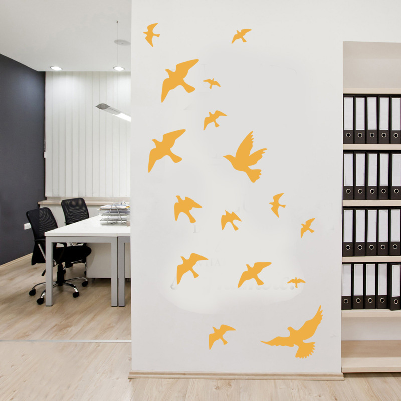 12Pcs/set Bird Wall Stickers H - Commercial Kitchen Tiles avaliação e preço