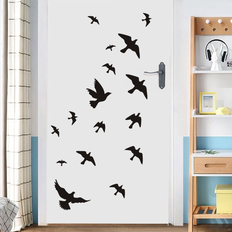 12Pcs/set Bird Wall Stickers H - Commercial Kitchen Tiles avaliação e preço
