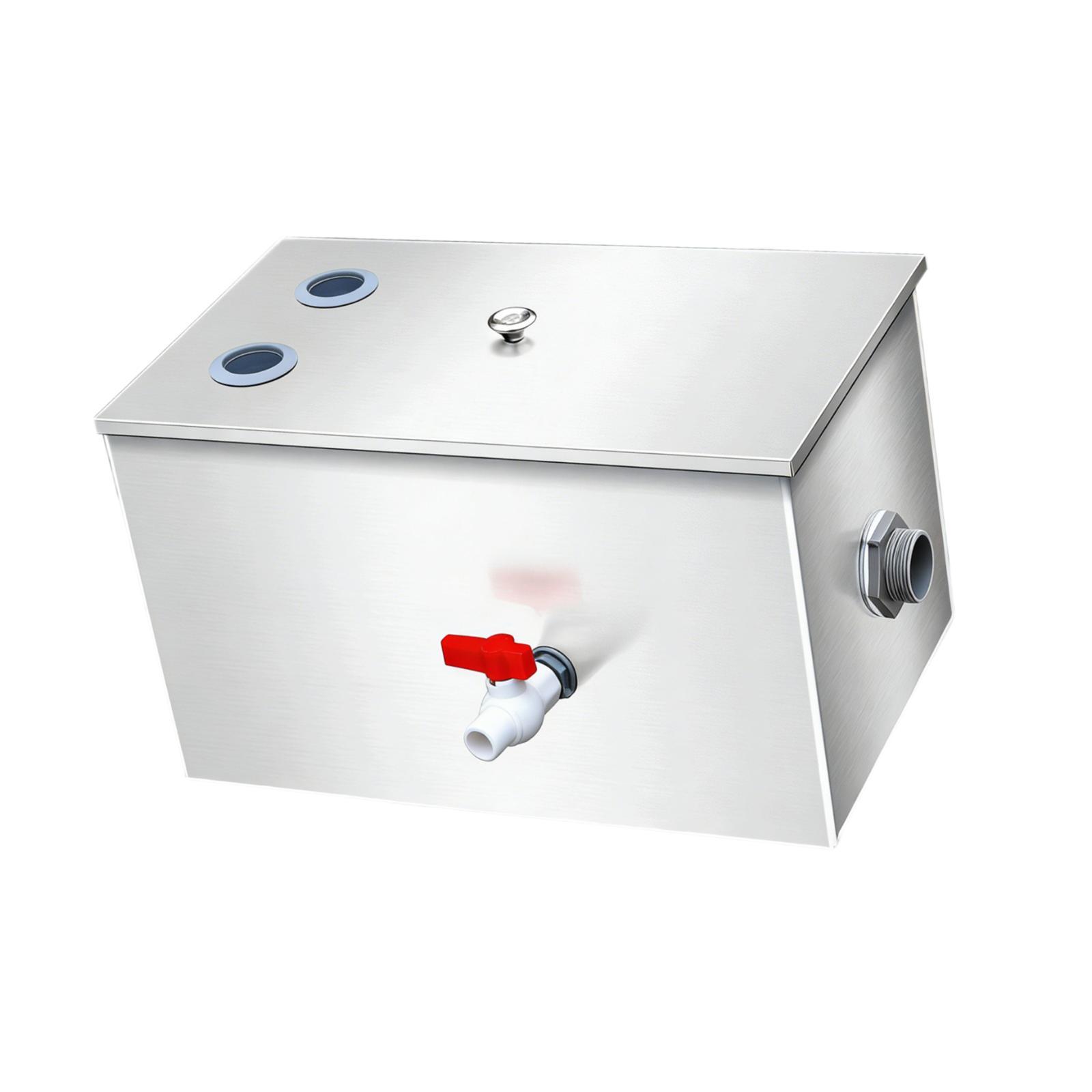 Commercial Grade Stainless Ste - Commercial Kitchen Grease Interceptor avaliação e preço