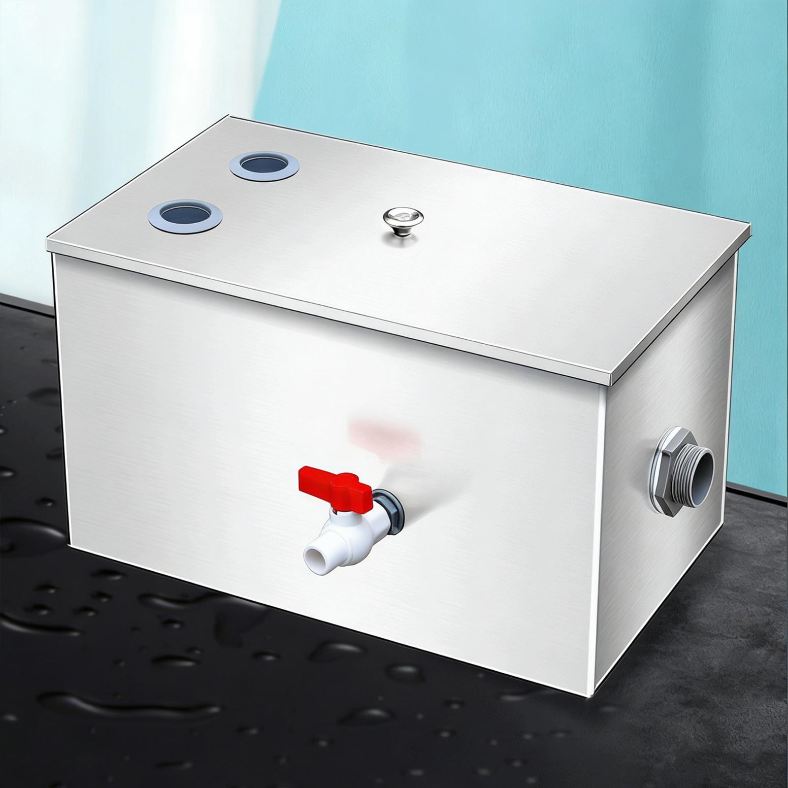 Commercial Grade Stainless Ste - Commercial Kitchen Grease Interceptor avaliação e preço