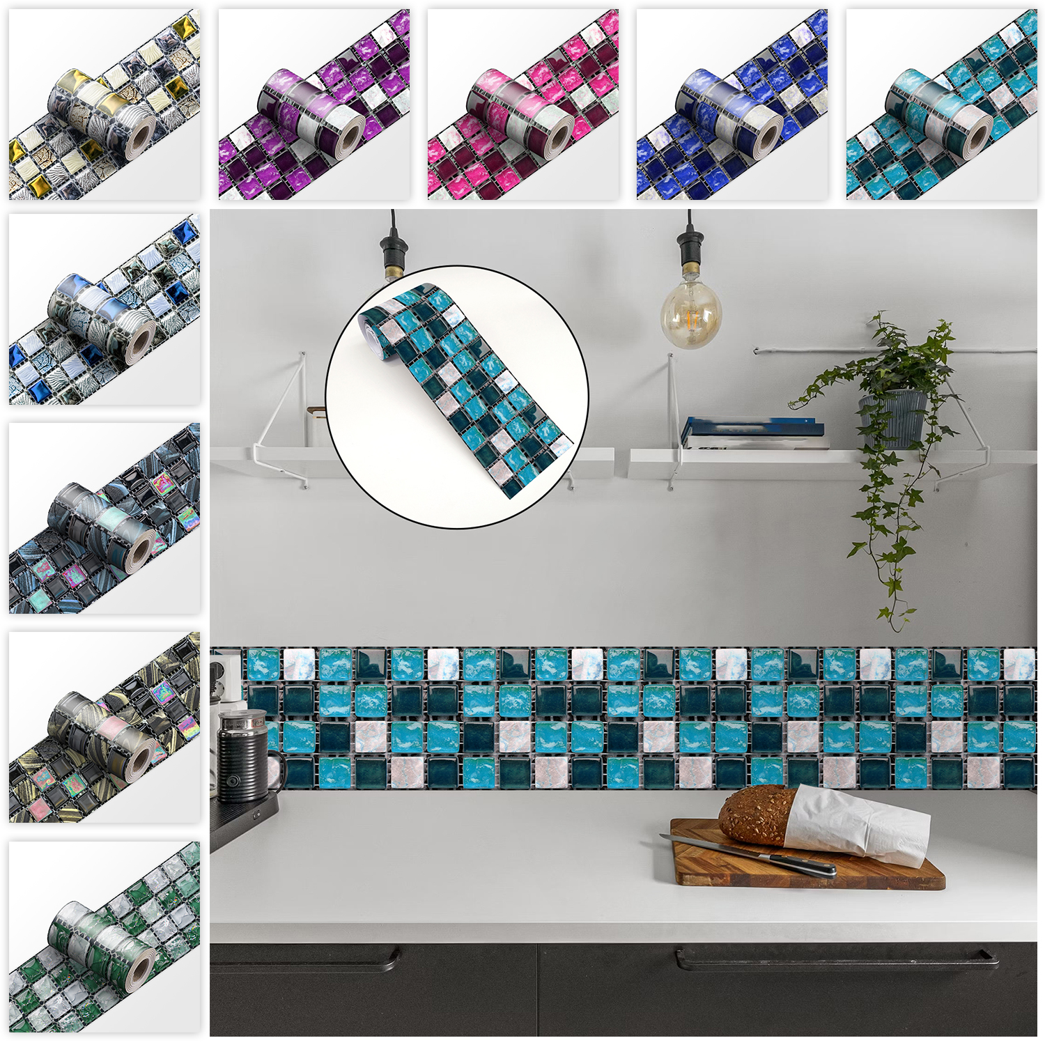 24 Styles 2D Mosaic Tiles Wall - Commercial Kitchen Tiles avaliação e preço