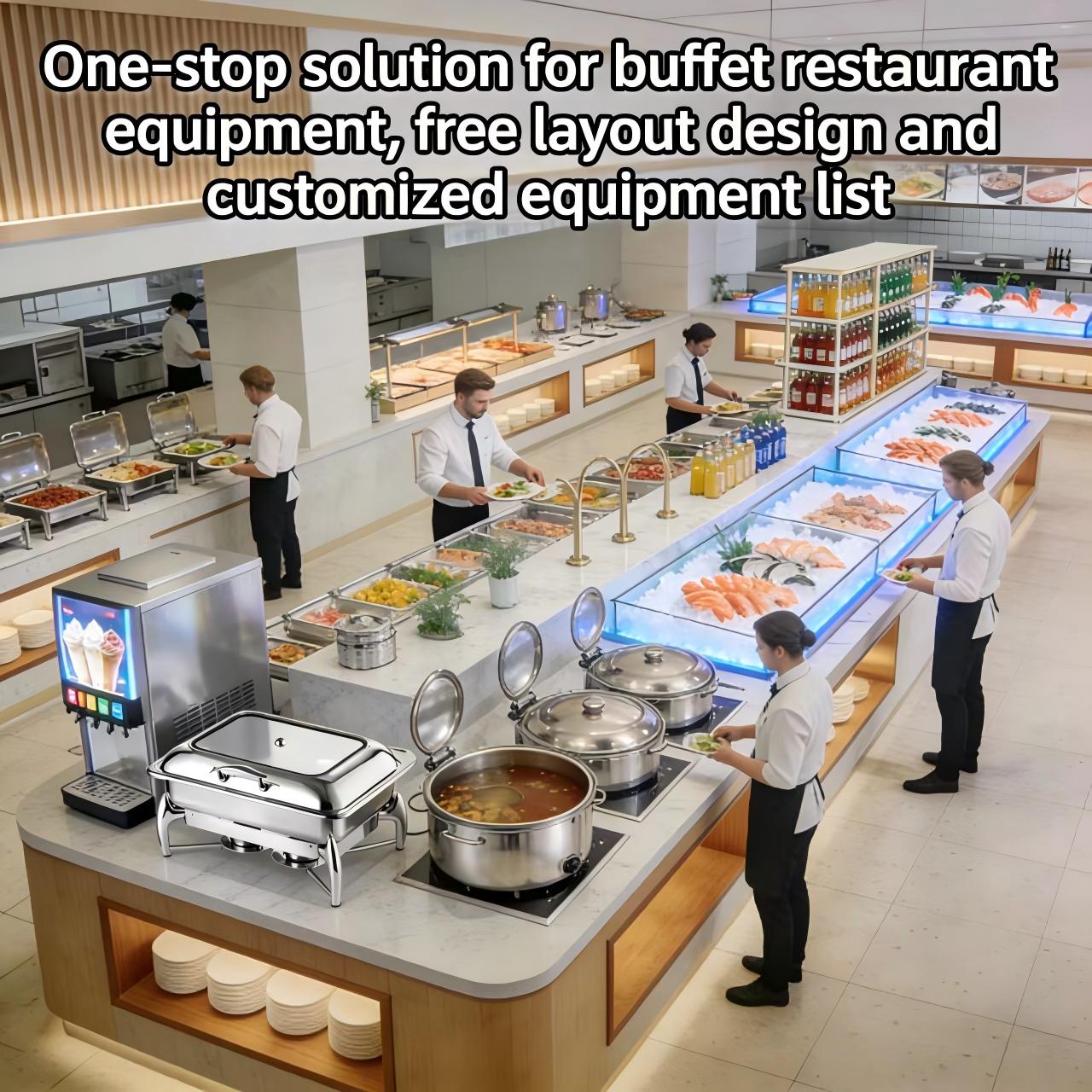 KFC Commercial Fast Food Equip - Commercial Kitchen Layout avaliação e preço