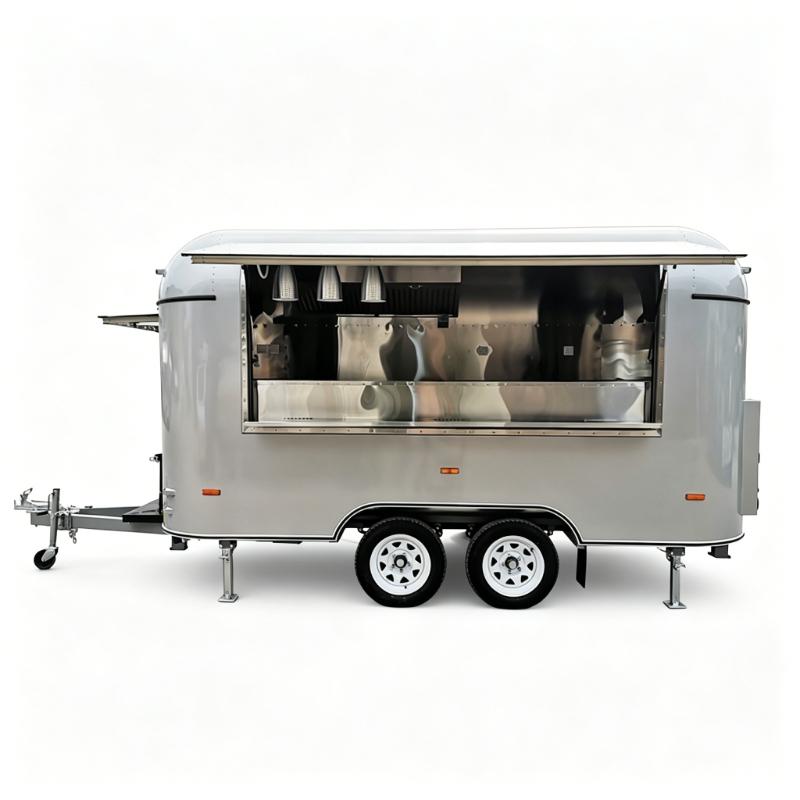 Stainless Steel Food Trailer M - Commercial Kitchen Layout avaliação e preço