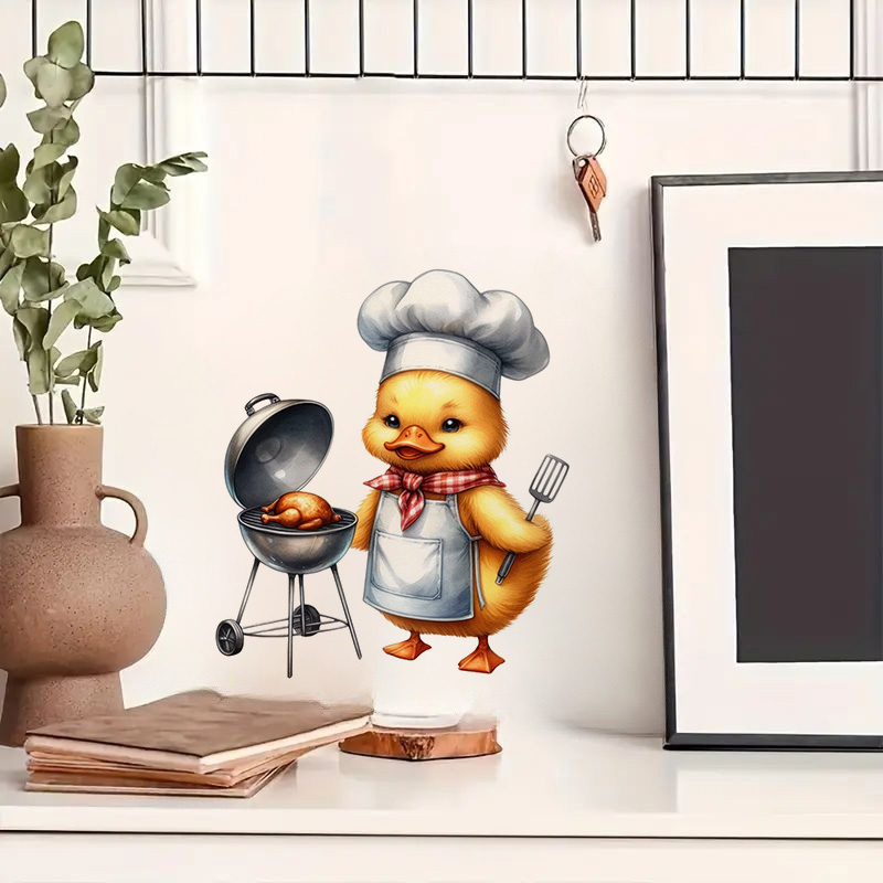 Cartoon Duck Chef Self-Adhesiv - Commercial Kitchen Tiles avaliação e preço