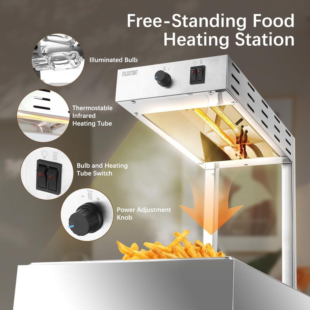 French Fry Warmer, Commercial  - Commercial Kitchen Accessories avaliação e preço