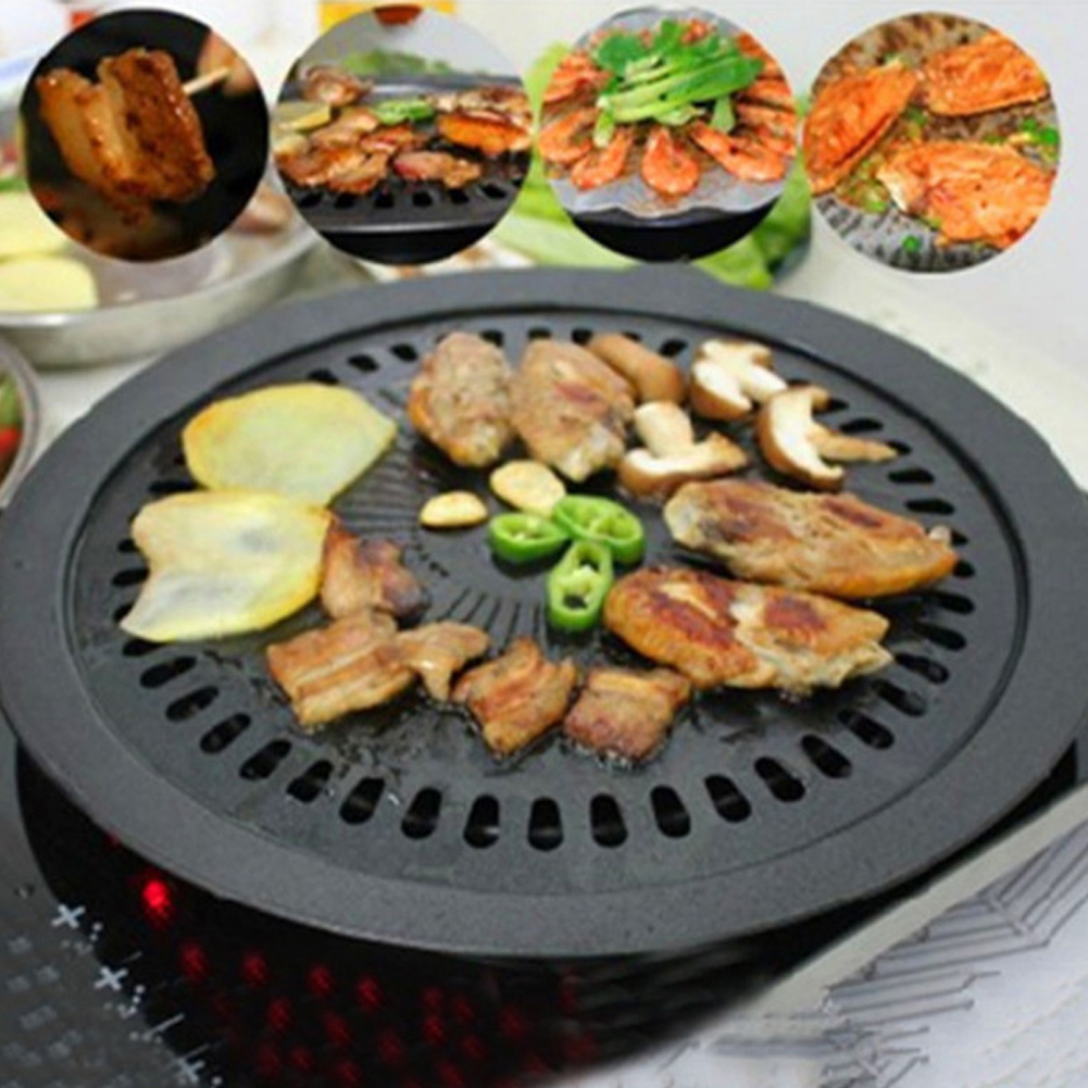 Smokeless Barbecue Grill Pan G - Commercial Kitchen Grill avaliação e preço