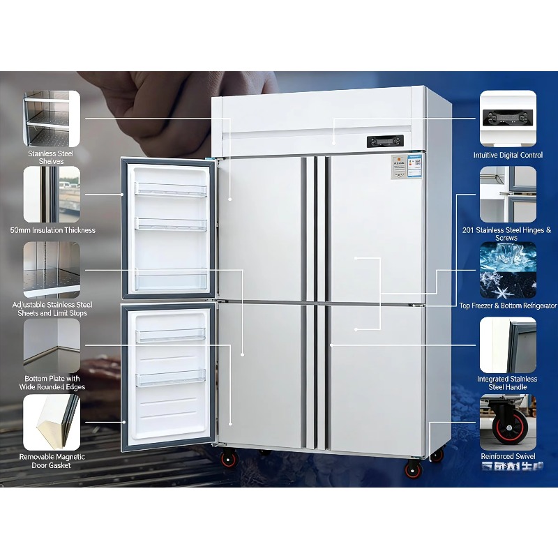 Commercial Stainless Steel Upr - Commercial Kitchen Refrigerator avaliação e preço