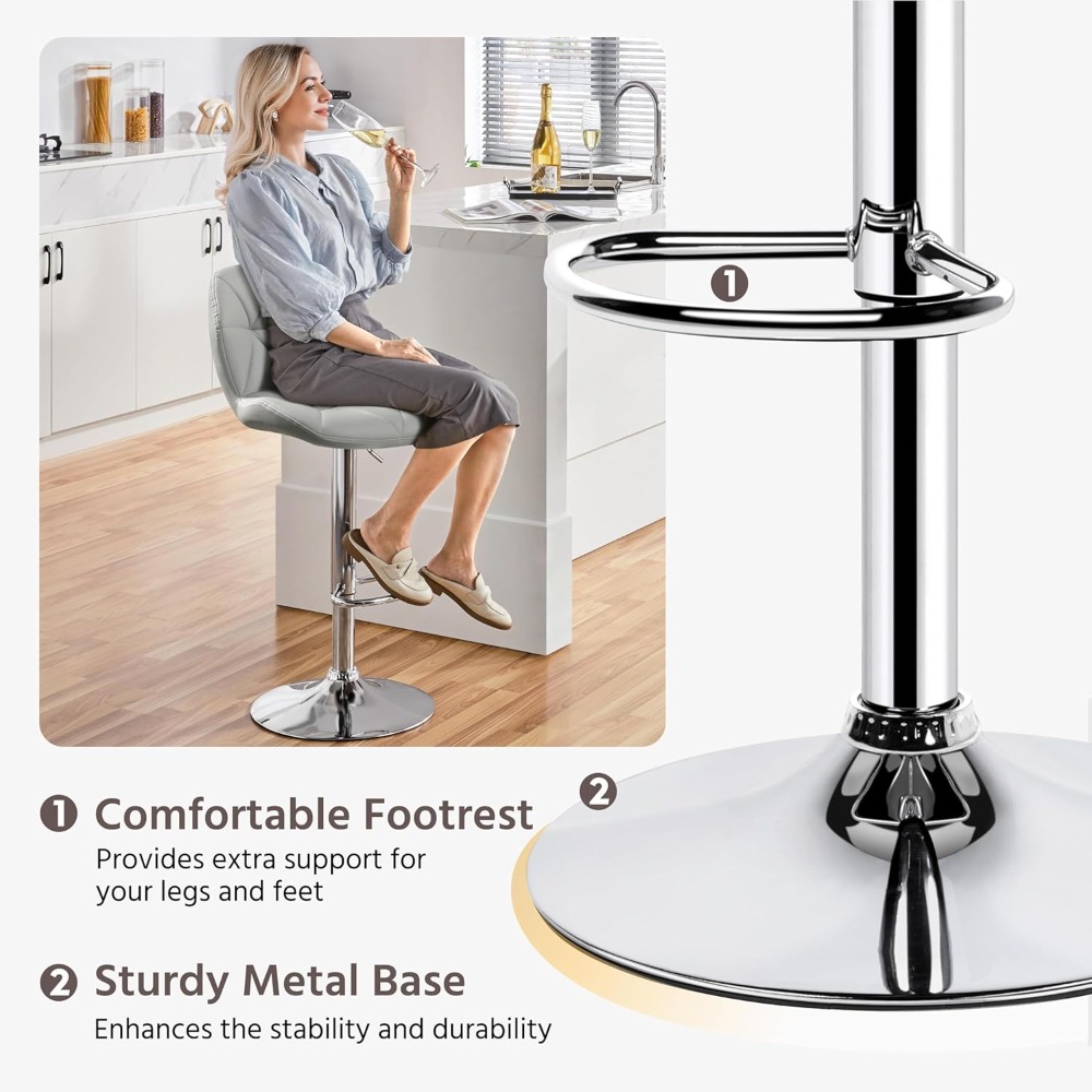 Bar Stools Set of 2, Modern Ad - Commercial Kitchen And Bar avaliação e preço