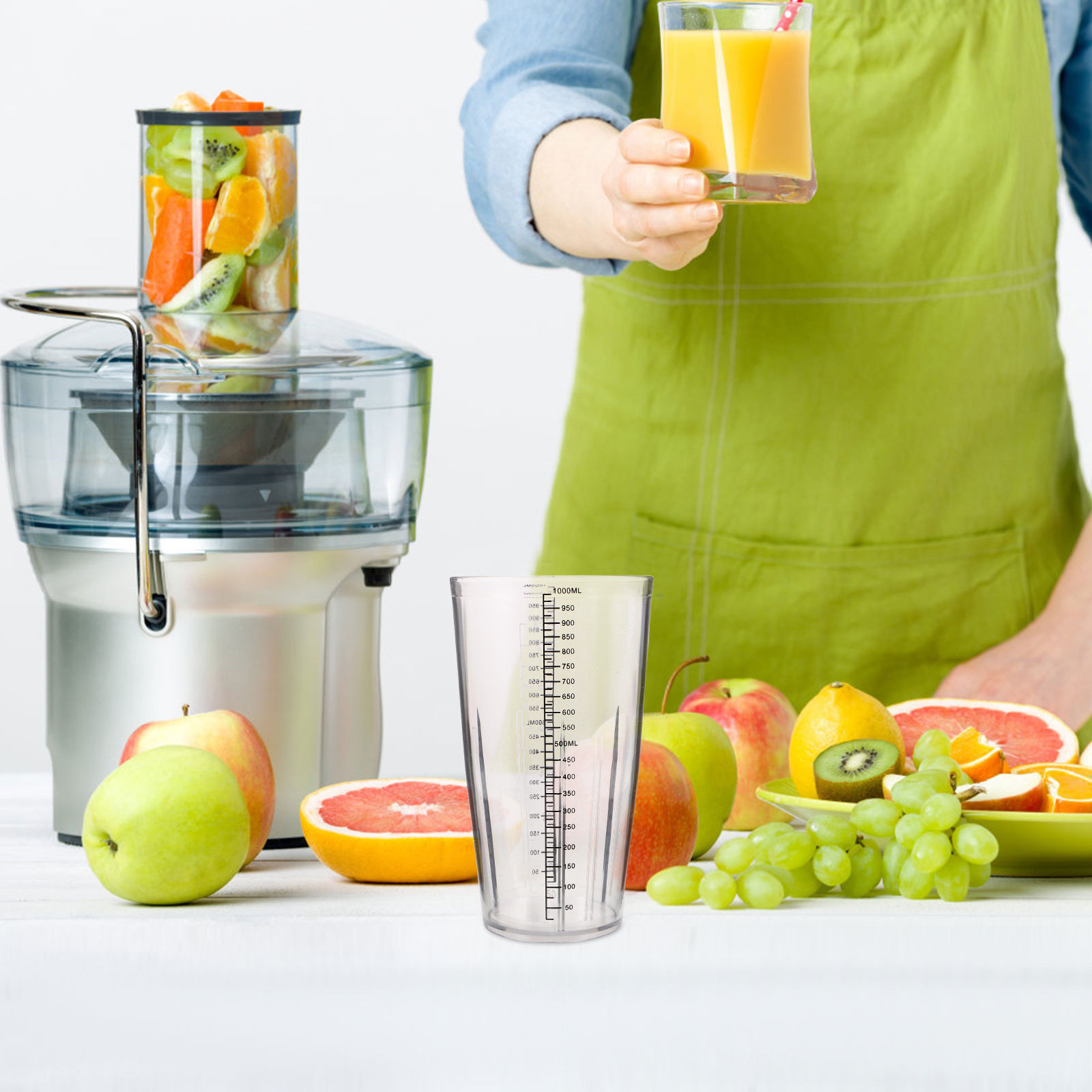 1000Ml Graduated Mixing Cup Re - Bar Blender Mixing avaliação e preço