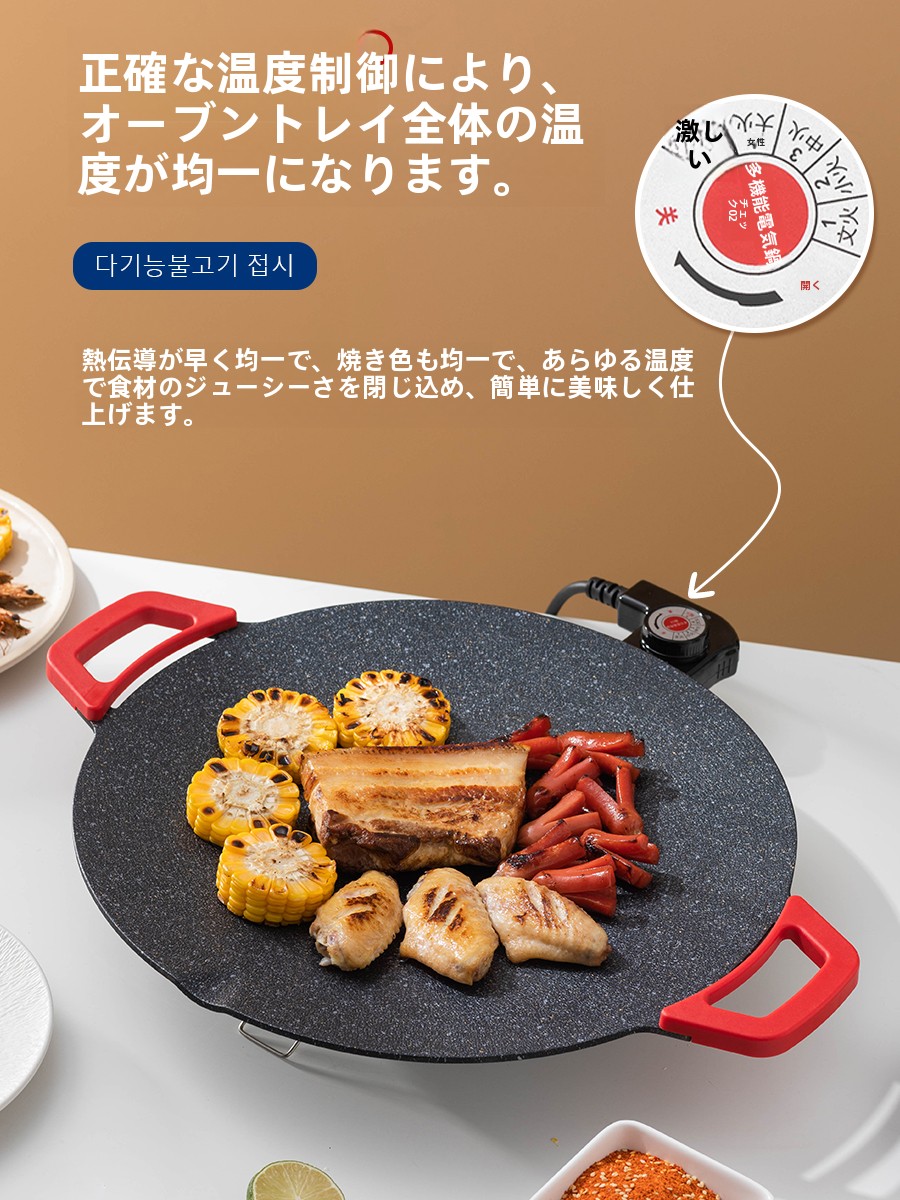 Korean Style Non-Stick Pan BBQ - Commercial Kitchen Dishwasher avaliação e preço