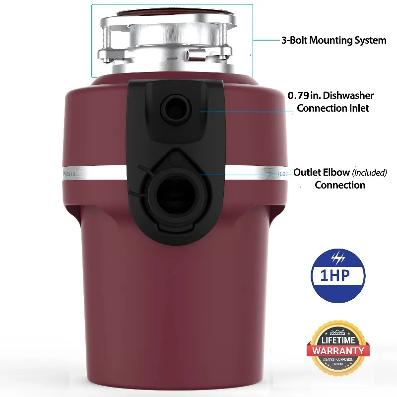 Electric Food Waste Disposer f - Commercial Kitchen Garbage Disposal avaliação e preço