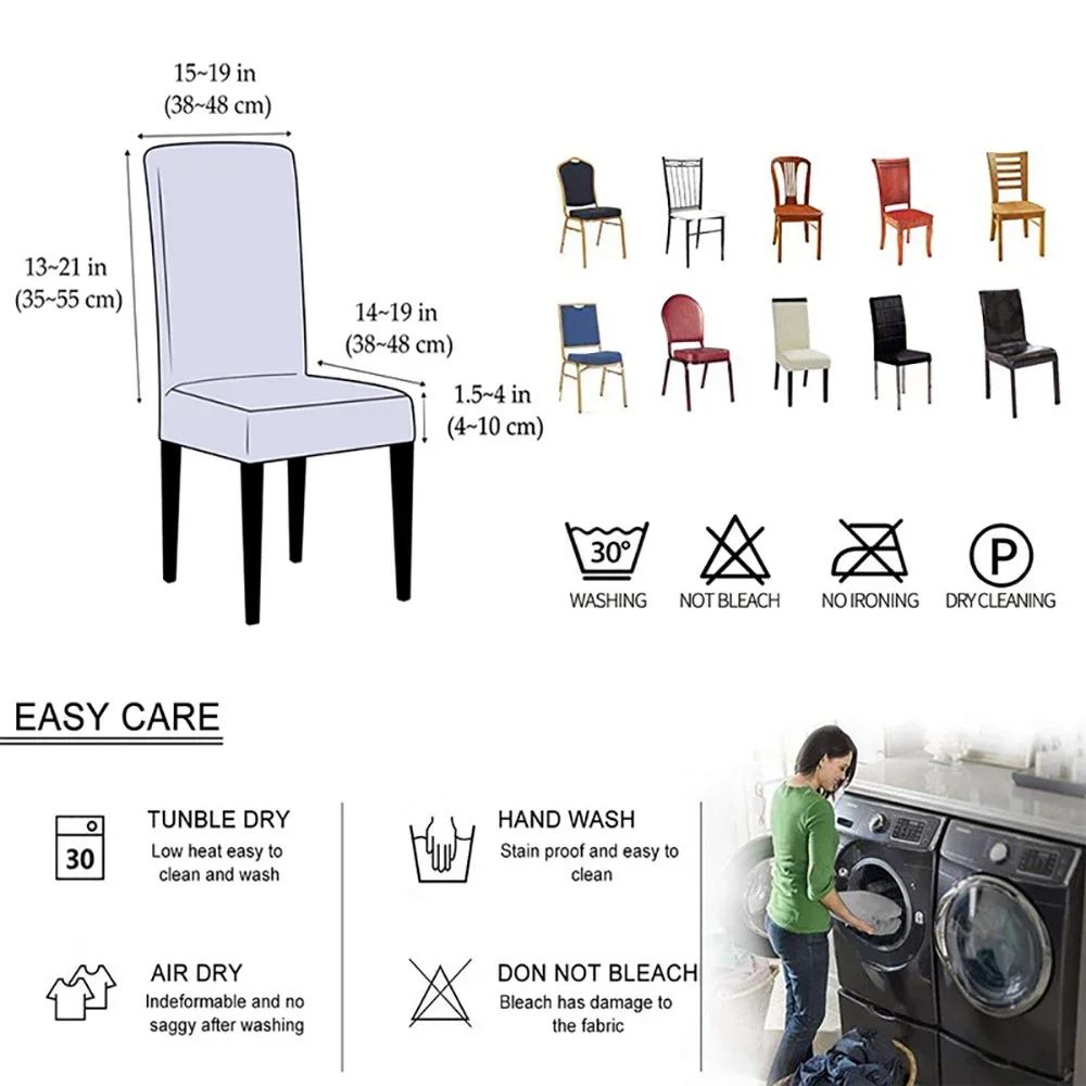 Elastic Chair Cover Plain Span - Commercial Kitchen Bench avaliação e preço