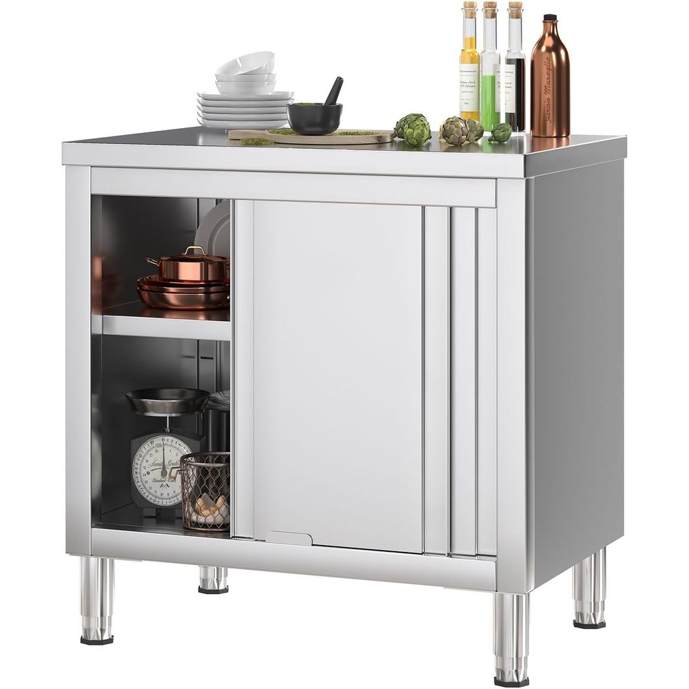 Heavy-Duty Stainless Steel Wor - Commercial Kitchen Bench avaliação e preço