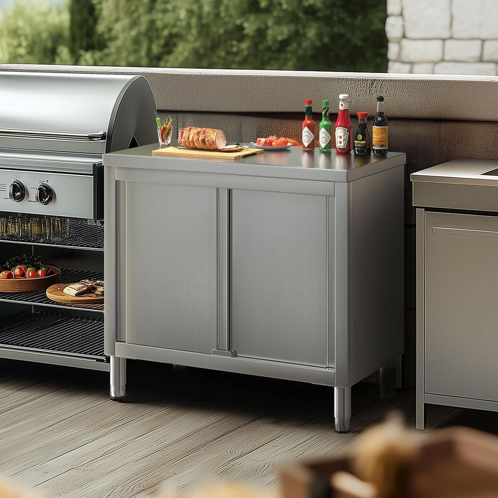 Heavy-Duty Stainless Steel Wor - Commercial Kitchen Bench avaliação e preço