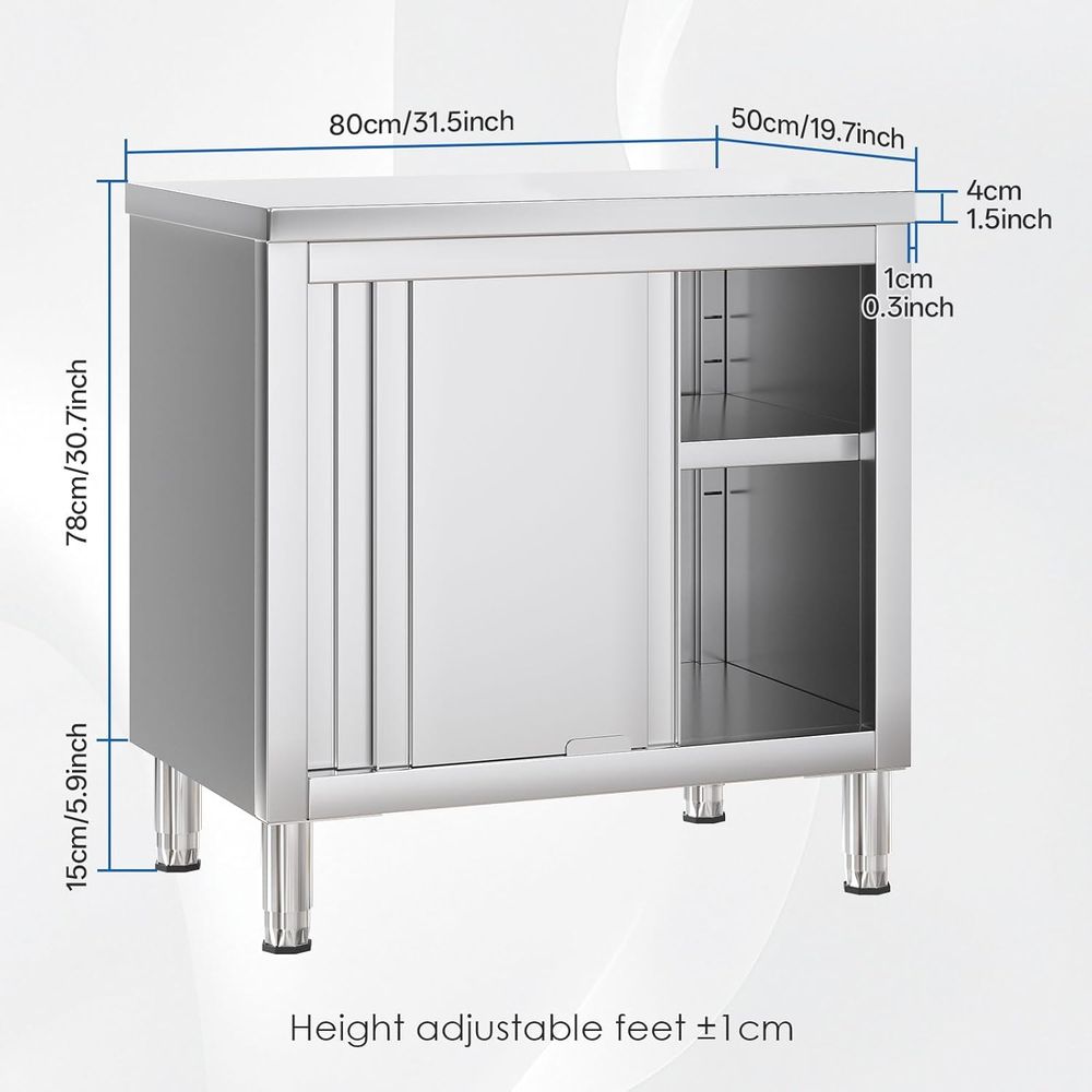Heavy-Duty Stainless Steel Wor - Commercial Kitchen Bench avaliação e preço