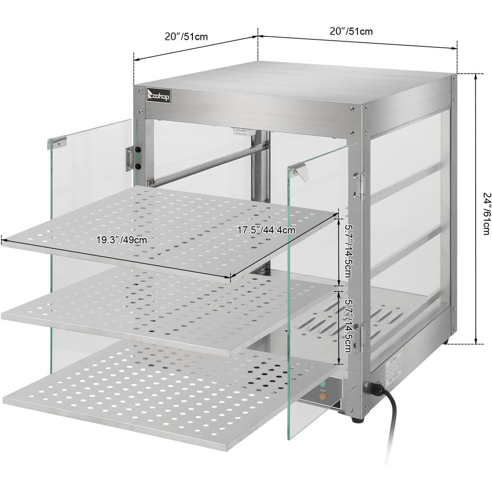 3 Tier Commercial Countertop P - Commercial Kitchen Accessories avaliação e preço
