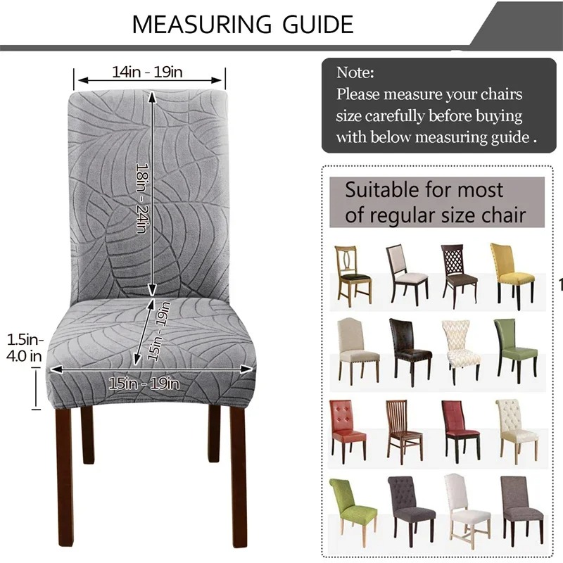1/2/4/6pcs Leaf Jacquard Chair - Commercial Kitchen Bench avaliação e preço
