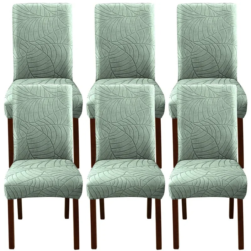 1/2/4/6pcs Leaf Jacquard Chair - Commercial Kitchen Bench avaliação e preço