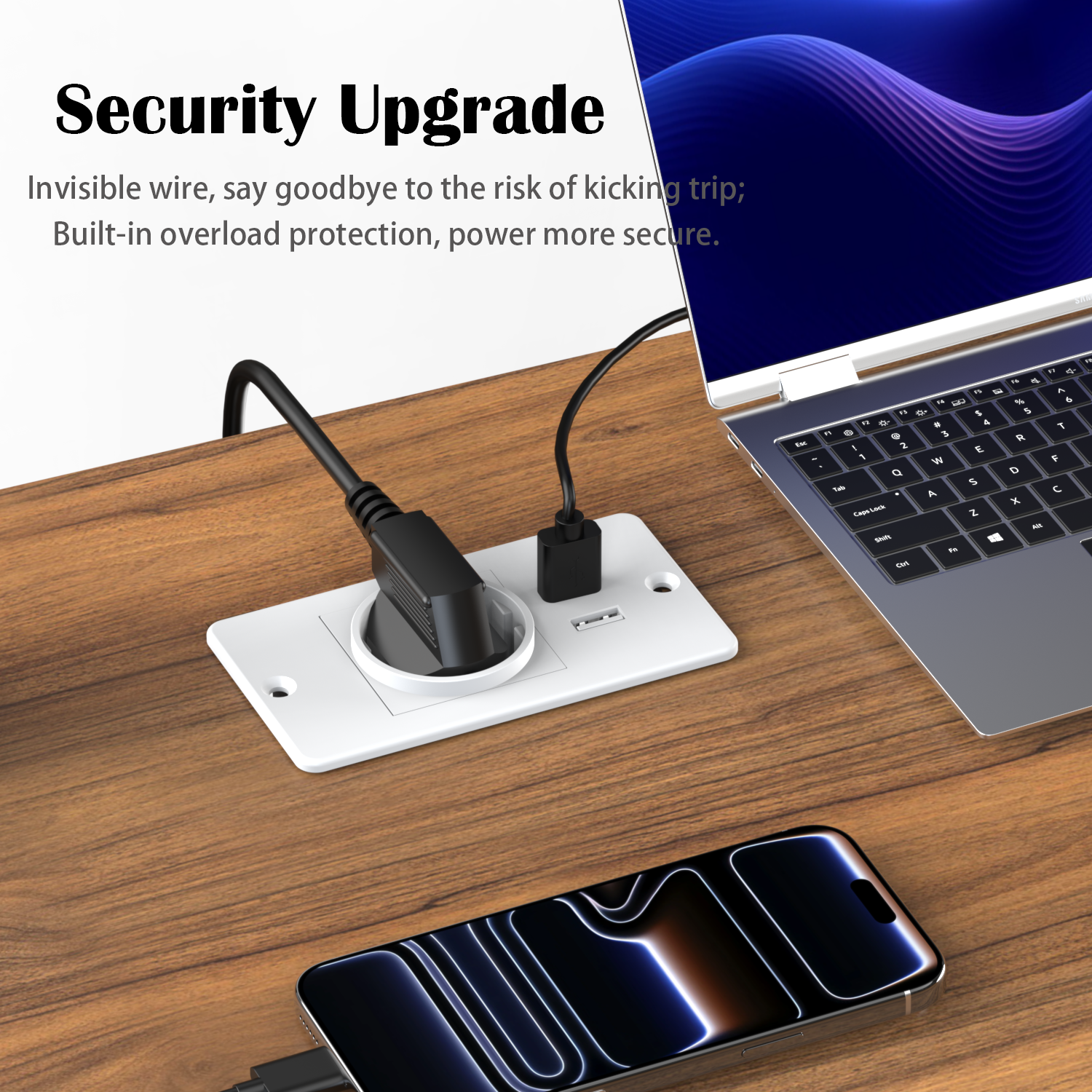 EU Embedded Power Strip with 2 - Commercial Kitchen Outlets avaliação e preço