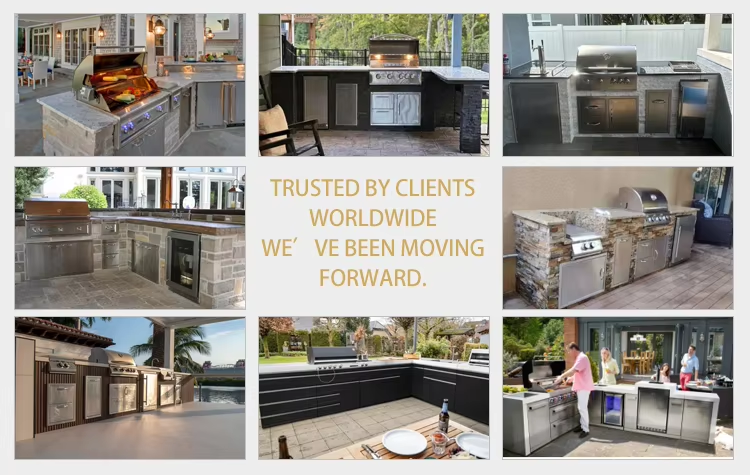 Direct Factory Sale Outdoor Ki - Commercial Kitchen Grill avaliação e preço